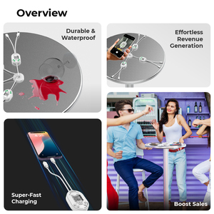 Y2 điện đá quý sạc bảng với mã QR thanh toán sạc cáp hoạt động thông qua HTML5 web ứng dụng có thể truy cập thông qua bất kỳ trình duyệt điện thoại thông minh - Product Image 2