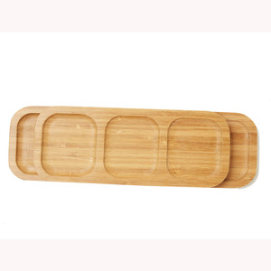 Fujian manufacturers produce bamboo, rubberwood, and solid wood <b>dinner</b> plates, round plates, fruit plates, and Japanese-style - Product Image 5