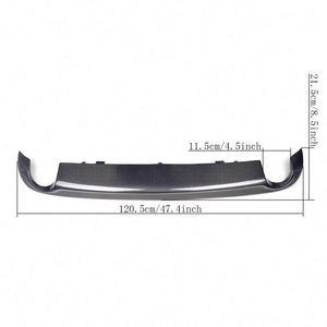 Difusor de labio inferior trasero de carbono para Audi <span class=keywords><strong>A4</strong></span> B7 06-08 - Product Image 6