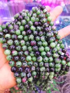 Bán buôn tự nhiên mịn quyến rũ đá quý Vòng <span class=keywords><strong>Ruby</strong></span> <span class=keywords><strong>Zoisite</strong></span> Loose đá hạt đối với trang sức làm - Product Image 3