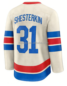 คุณภาพเยี่ยมเย็บอย่างประณีต # 31 อิกอร์ เชสเตอร์กิน # 10 อาร์เตมี ปานาริน # มิกะ ซิบาเนจาด หมายเลข 93 # เสื้อฮอกกี้อเมริกันปักลายอัตดัม ฟ็อกซ์ เบอร์ 23 - Product Image 3