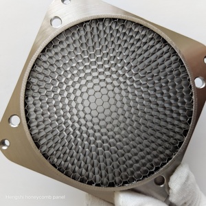 Hengshi Electroless Nickel Plating Aço <span class=keywords><strong>Honeycomb</strong></span> Vent para Ventilador Refrigeração Hospital Use EMI Blindagem - Product Image 3