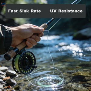Fil <span class=keywords><strong>de</strong></span> pêche invisible en fluorocarbone OEM 0X-7X pour la pêche à la <span class=keywords><strong>mouche</strong></span>, <span class=keywords><strong>ligne</strong></span> <span class=keywords><strong>de</strong></span> basse résistance à coulée rapide, bobine <span class=keywords><strong>de</strong></span> <span class=keywords><strong>ligne</strong></span> <span class=keywords><strong>de</strong></span> basse pour nymphes, streamers, pêche à la truite - Product Image 6