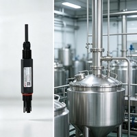Capteur de pH pour eau d'alimentation de chaudière, filetage NPT3/4, 4-20mA, pour le contrôle de la corrosion des conduites de chaudière à vapeur
