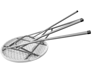 Plástico plegable mesa al aire libre fiesta al aire libre boda silla plegable al por mayor mesa de bar plegable 80cm Mesa Redonda - Product Image 4