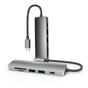 Six-in-one Docking Station Type-<b>c</b> Cross-border USB <b>HUB</b> Laptop USB to Hdm VGA Versatility - Product Image 5