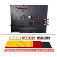 Organisateur mural pour outils de mécanicien, panneau perforé en acier robuste pour garage automobile, rangement pour établi