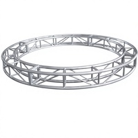 Système de treillis modulaire portable en aluminium personnalisé pour l'éclairage de scène, formes variées (cercle, rectangle) - Scène d'événement, cabine DJ