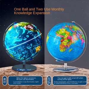 Globo Terrestre con 88 Costellazioni, Regalo in Plastica, Decorazione da Scrivania Illuminata, Mappa delle Costellazioni con Animali in AR - Product Image 3