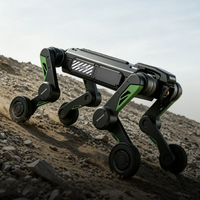 Robot à roues et à jambes robustes pour l'inspection industrielle, les terrains complexes et les opérations en extérieur LUD