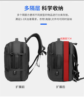 Sac à dos pour ordinateur portable, multifonctionnel, respirant, extensible, imperméable, pour les déplacements professionnels, vente chaude