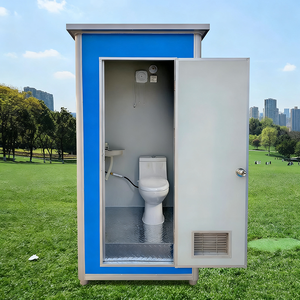 Bagno Pubblico Mobile Mini Portatile Ecologico con Struttura in Acciaio Leggero di Design Moderno e Facile Montaggio - Product Image 1