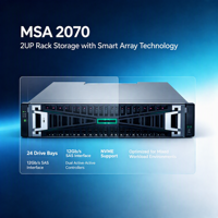 MSA 2070 2U Rack SAN Storage Array, ensemble de stockage en rack extensible pour la virtualisation et la sauvegarde