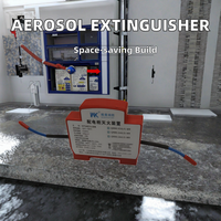 Extincteur compact à aérosol monté sur rail, dispositif de suppression d'incendie automatique à agent purifiant pour armoire électrique