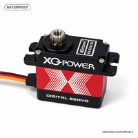 Servomoteurs à vendre XQ-POWER XQ-S2010D 7KG Servomoteur sans noyau Engrenage en acier inoxydable Étanche 8.4V Haute vitesse pour hélicoptère RC