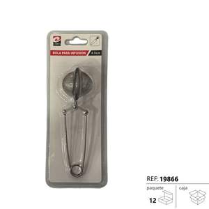 Contenedor de Té de Acero Inoxidable de 12U con Infusor de Bola de Té de 4.5CM, Infusor de Té Reutilizable BOLA - Product Image 1