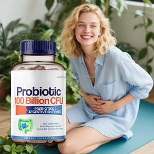 OEM/ODM Tùy Chỉnh Nguyên Probiotics Viên Nang 100 Tỷ Cfu Hữu Cơ Prebiotics & Enzyme Tiêu Hóa Cho Ruột & Sức Khỏe Não Bộ - Product Image 1