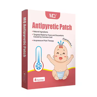 Produit de vente chaud soins de santé pour bébé 6 pièces/boîte ingrédients naturels sans effet secondaire Patch de soulagement de la fièvre et Anti-maux de tête