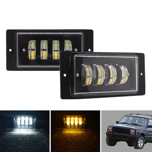 Waterproof Car Styling Accessories Angel Eyes Fog Lamp Boat Tractor 6 Inch 40w Led Working Light For Auto Motorcycle Lada Kamaz