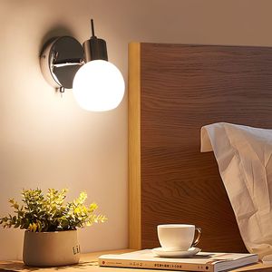 Modern iron LED wall <b>lamp</b> Hotel bedroom <b>touch</b> control <b>lamp</b> Wall-mounted indoor home decor LED wall <b>lamp</b> for bedroom - Product Image 2