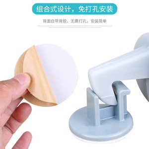 Tope de Puerta de Silicona Anticolisión Top Valley, Sin Necesidad de Taladrar, Tope de Puerta para Pared, para Baño, Puerta de Inodoro, Protección Contra Colisiones - Product Image 5