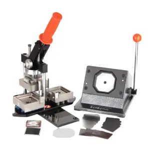 Badge Vierkante Knop Maker, Foto Zware Vierkante Koelkast Magneet Maker, Magneet Handleiding Vierkante Knop Maker Machine