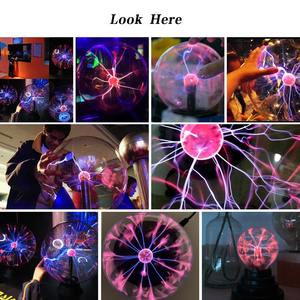 Custom a forma di cuore Mini lampada al <span class=keywords><strong>Plasma</strong></span> magico da 3 pollici alimentata a batteria sensibile al tocco luminoso per il ringraziamento di natale Diwali - Product Image 6