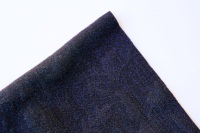 Tissu Jacquard Tricoté 53% Acétate 33% Nylon 12% Métallique 2% Spandex 200GSM, Extensible Léger, Brillant Métallique, Qualité Supérieure pour Vêtements Féminins