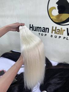 Tissage en lot brésilien à cuticules alignées en vison, 613 cheveux vierges, Extensions de cheveux lisses, Grade 12A, 100% cheveux humains - Product Image 5