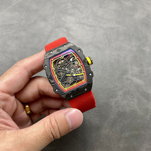 Reloj Mecánico Automático de Fibra de Carbono Ultrafino de Lujo de 32 g, Estilo Deportivo, Esqueleto, Diseño Hueco, 7,8 mm, Forma Tonneau, 2025 - Product Image 1