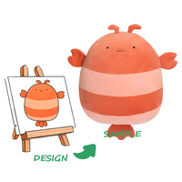 Peluche personnalisée super douce 20 cm, adorable doudou pour enfants avec détails brodés, jouet pour garçons et filles