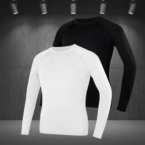 Maillot de bain unisexe à manches longues, blanc et noir, 100% polyester, séchage rapide, pour adultes - Product Image 4