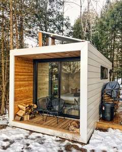 Casa Contenedor Prefabricada Móvil Carter de 20 pies: Casa Pequeña de Lujo para Vacaciones Familiares, Cabaña con Estructura de Acero Aislada y Resistente al Viento - Product Image 2