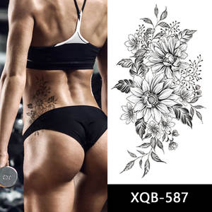 Nouvel arrivage de tatouages temporaires autocollants de tatouage imperméables pour femmes adultes avec motifs d'animaux papillons roses - Product Image 4