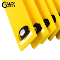 Escalera de Agilidad Ajustable GAIATY AL02 de Alta Calidad, 3m, 6 Peldaños, Amarillo+Negro, Material PP, Equipo de Entrenamiento de Velocidad