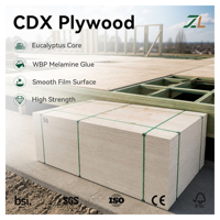 Contreplaqué commercial CDX - Écologique, anti-corrosion, résistant à l'eau, qualité supérieure pour hôtel, villa, entrepôt, usage extérieur