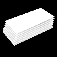 Feuille de mousse PVC de qualité alimentaire haute densité 2mm 3mm 4mm 5mm 4x8, couleurs blanc et noir, pour découpe et moulage