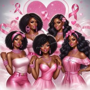 My God Is Strong Than <span class=keywords><strong>Cancer</strong></span> Battle Pink Iron-On para DTF Print Transferencia de prensa de calor Técnica Hotfix lavable para ropa - Product Image 6