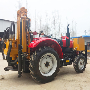 Traktor-Wasserbrunnen-Bohranlage 200m 300m, tragbare Bergbau-Bohranlage, hydraulische DTH-Bohrmaschine zum Verkauf - Product Image 3