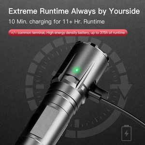 Công suất cao ngọn đuốc GL4 Ultra <span class=keywords><strong>LED</strong></span> Đèn pin chiến thuật cao sáng ngọn đuốc 3300 <span class=keywords><strong>lumen</strong></span> săn bắn <span class=keywords><strong>LED</strong></span> Đèn pin chiến thuật - Product Image 5