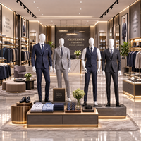 Mannequins de vitrine pour magasin de vêtements, modèles féminins et masculins, corps entier, blanc brillant, pour présentation de vêtements