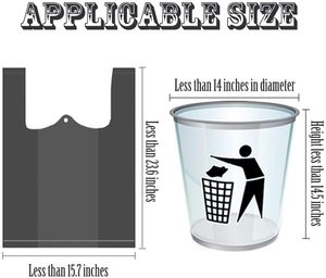 Grand emballage de supermarché Promotions Sacs poubelles refermables et réutilisables de 5 rouleaux de petits gallons pour la cuisine - Product Image 3