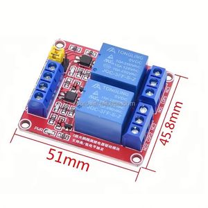 Módulo de Accionamiento PLC con Activación por Nivel Alto y Bajo, Placa de Control de Relé de 5V 12V 24V, Módulo de Relé Electromagnético de 2 Canales - Product Image 2