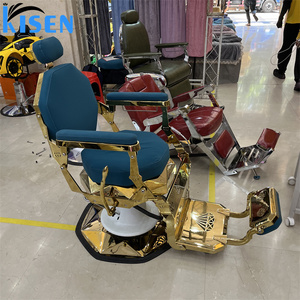 Silla de Salón Plegable de Lujo KISEN, Silla de Peluquería Hidráulica Profesional, Equipo Duradero para Barbería, Muebles para Hotel en Venta - Product Image 4
