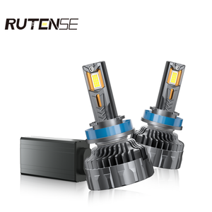 RUTENSE fábrica nuevo modelo C16 400W ventilador de alta potencia refrigeración 6 tubos de cobre Led faro para coche Canbus decodificador faro - Product Image 2