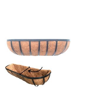 Natural Coir Fiber <b>Hanging</b> Basket with Chain for Outdoor Planting and Decoration - Product Image 1