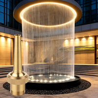 Componente para Proyecto de Fuente LED Musical Grande, Boquilla de Fuente de Latón y Acero Inoxidable para Uso en Jardín Exterior
