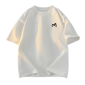 T-shirt da uomo in cotone pesante 330g, <span class=keywords><strong>super</strong></span> pesante 300gsm, spessa, oversize, con spalle scese, girocollo, vestibilità squadrata - Product Image 3