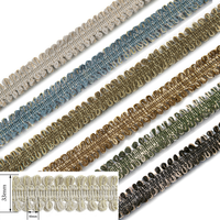 Accessoires de vêtements de bricolage à sangle tressée multicolore de 33mm, décoration de chapeau haut de forme, couture, textile, dentelle mille-pattes