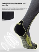 Chaussettes de compression en laine tricotée ZZCOMPRESSION ODM pour la course à pied, le cross-country, le marathon et le ski - Chaussettes de compression sportives professionnelles